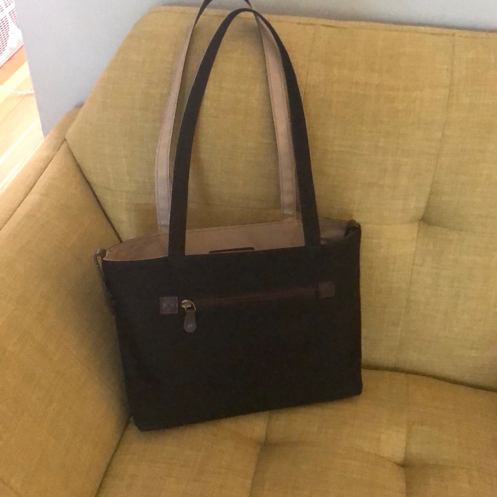 Glenroyal Chic Canvas/Leather Reversible Purse